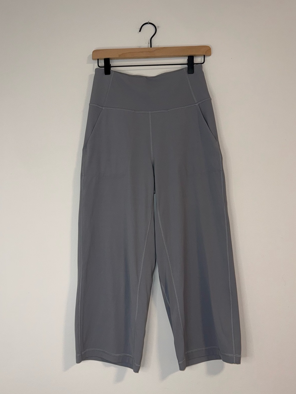 Lululemon Align High Rise Wide Leg Cropped Pant 23" Sz 8